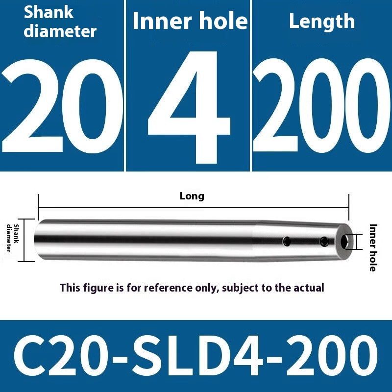 2059-High precision side solid SLD extension rod CNC milling cutter extended rod small diameter straight handle deep cavity avoidance C12C16C20 Shandong Denso Pricision Tools Co.,Ltd.